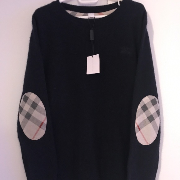 burberry patch sweater